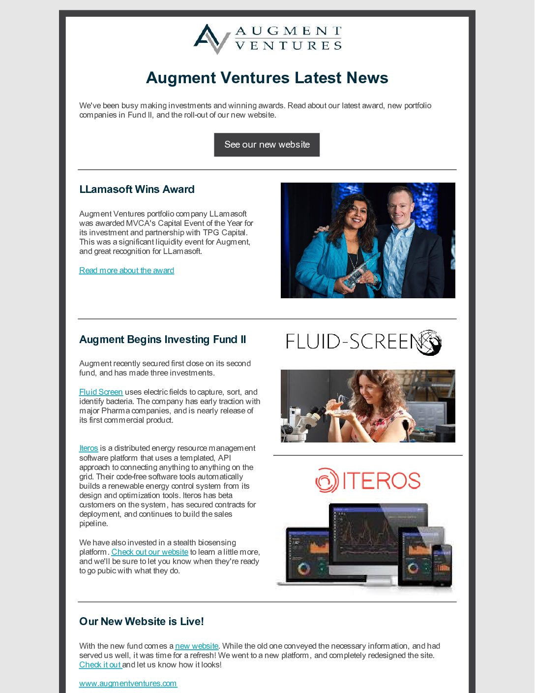 Augmet Newsletter 2018 01 05