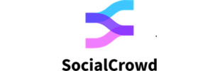 stacked logo of SocialCrowd